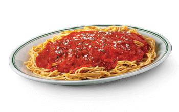 A plate of spaghetti