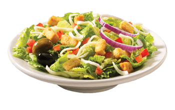 A crisp fresh salad in a bowl